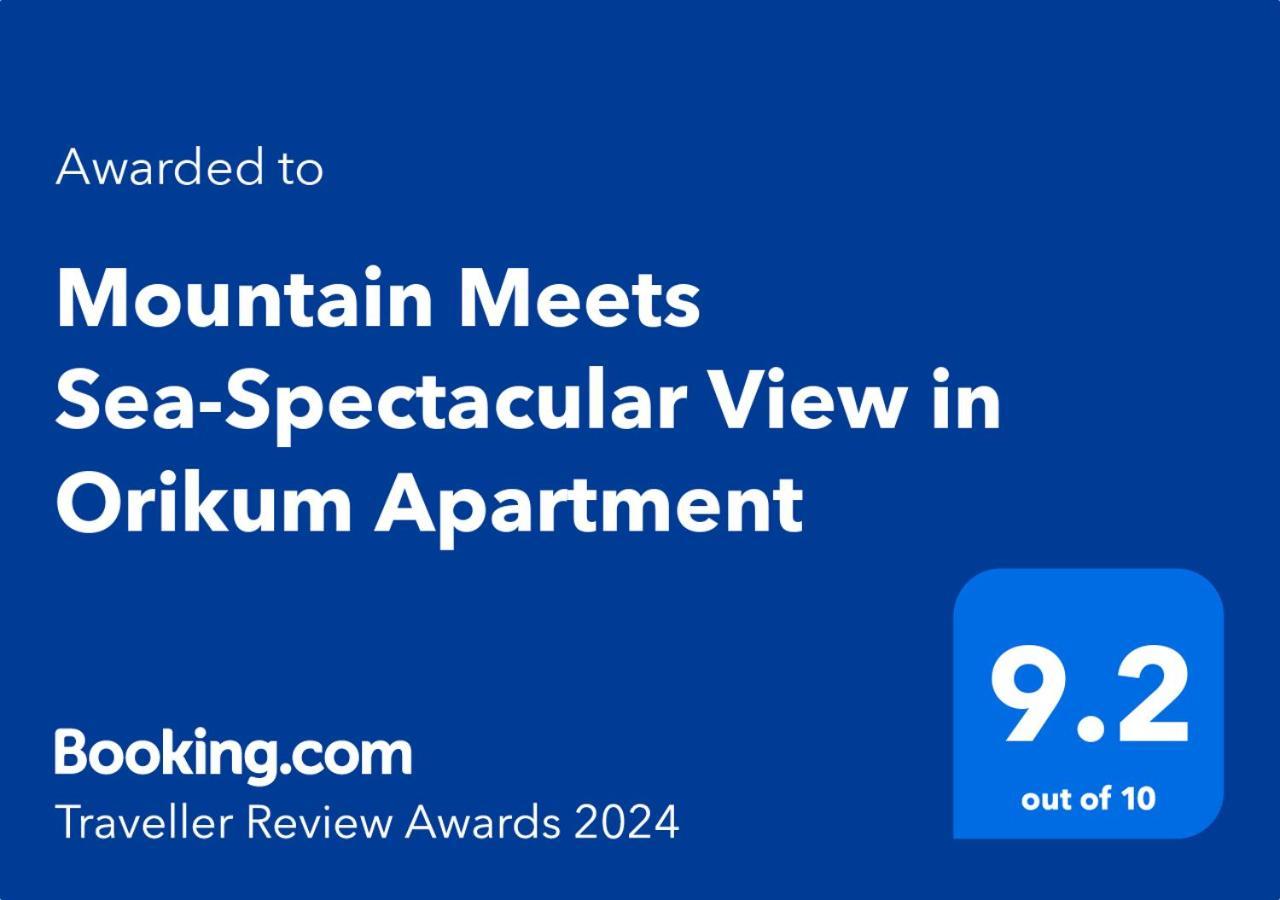 Mountain Meets Sea-Spectacular View In Orikum Apartment エクステリア 写真